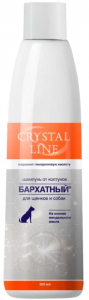 Crystal line "Бархатный", шампунь от колтунов для длинношерстных собак и щенков